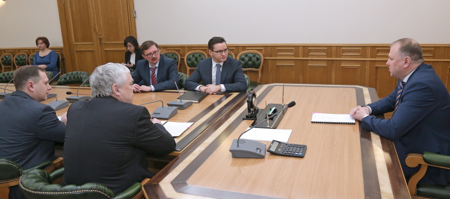 Рабочая встреча директора департамента мелиорации с губернатором Калининской области
