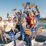 Winners if Red Bull Flugtag 2015 in Moscow