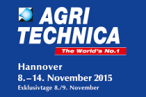 Приглашаем Вас посетить российский павильон на выставке Agritechnica, которая пройдет в Ганновере с 10 по 14 ноября 2015 года.
