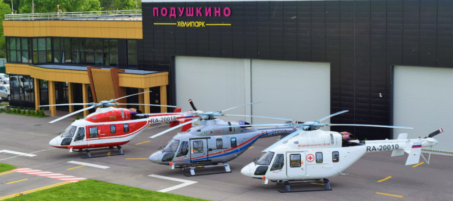 В Подмосковье экипаж «Русских Вертолетных Систем» выполнил два санитарных задания в свой первый вылет